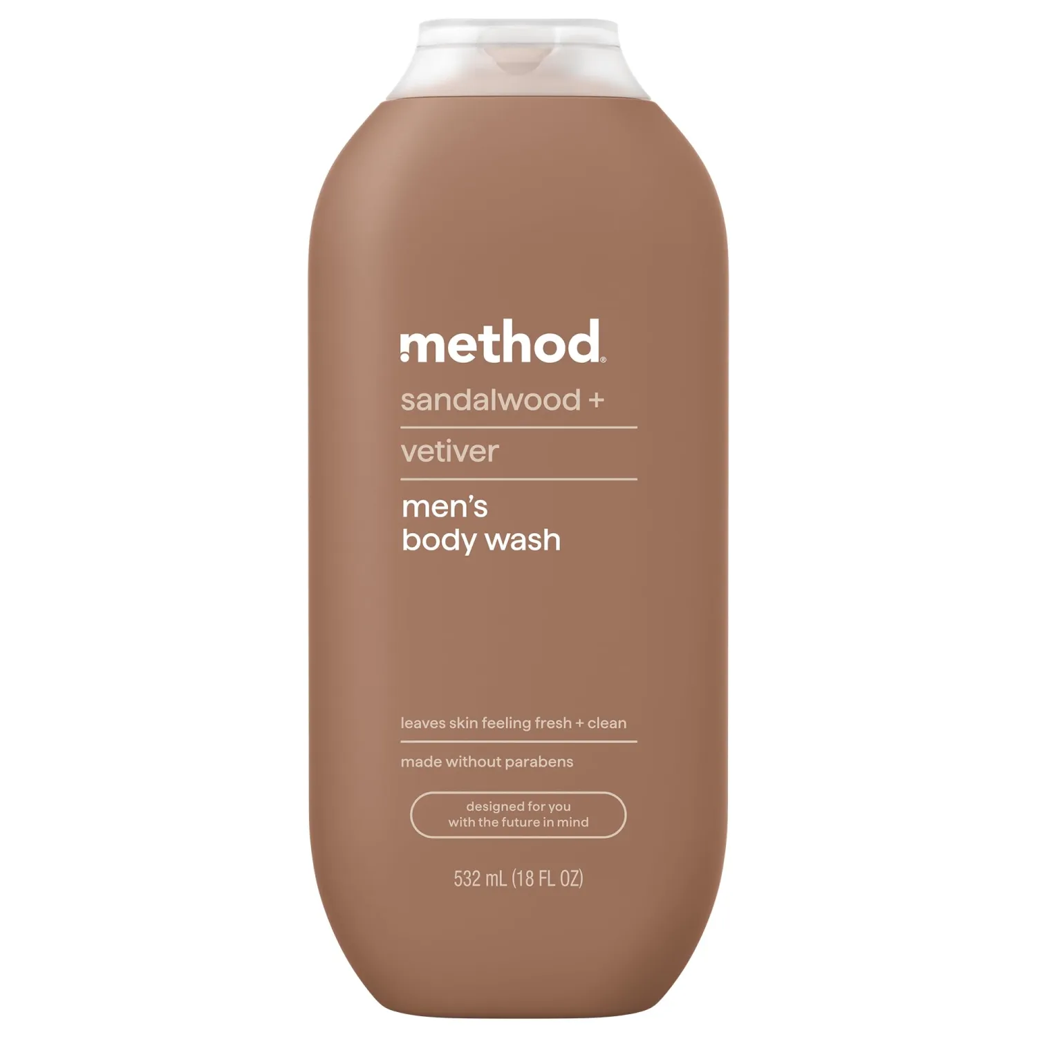 method Men’s Body Wash, Sandalwood + Vetiver, 18 fl oz