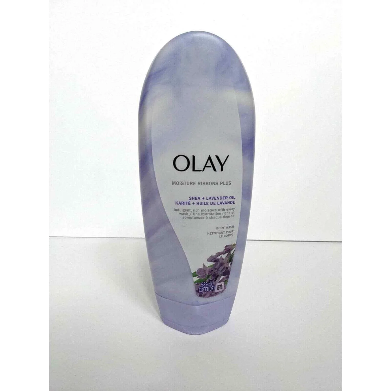 OLAY Moisture Ribbons Plus, Shea Plus Lavender Oil 18 oz (Pack of 6)