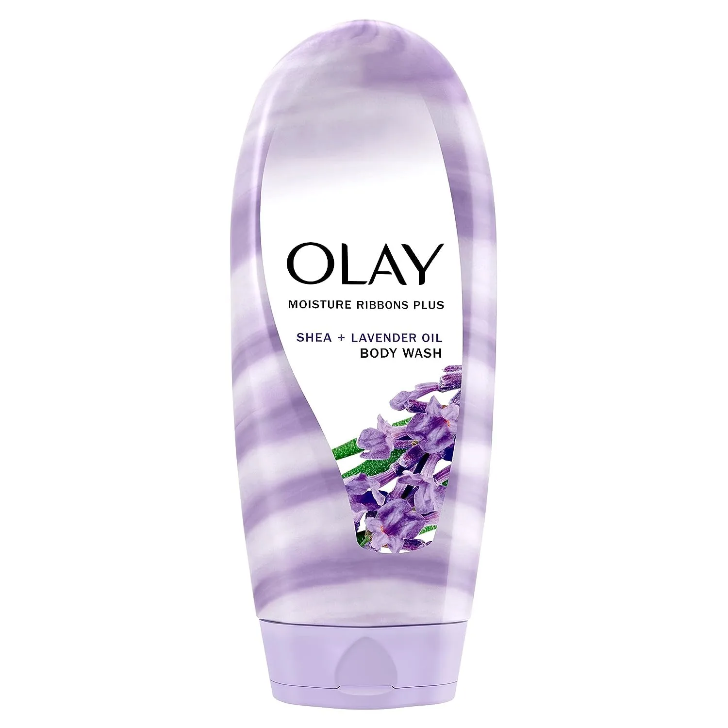 OLAY Moisture Ribbons Plus, Shea Plus Lavender Oil 18 oz (Pack of 6)