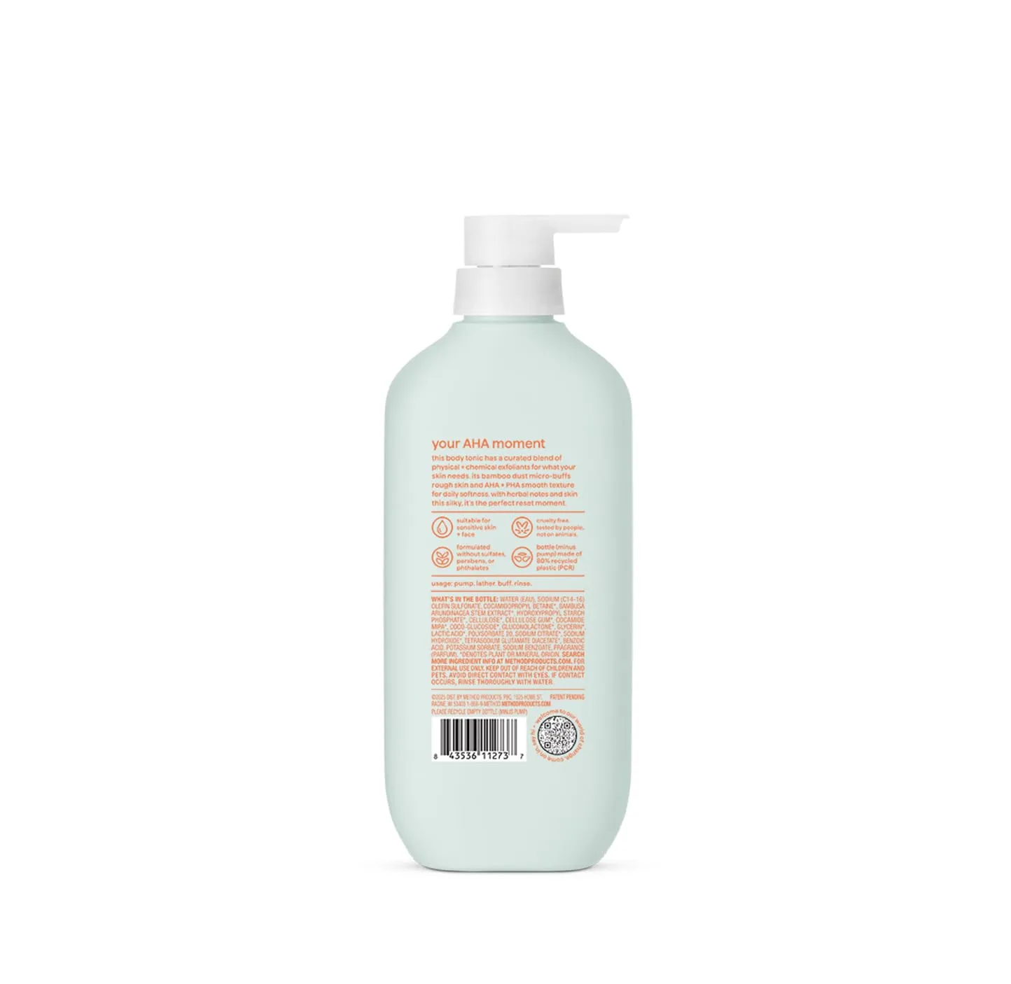 method Exfoliating Body Wash, Micro Buffing, 17 fl oz
