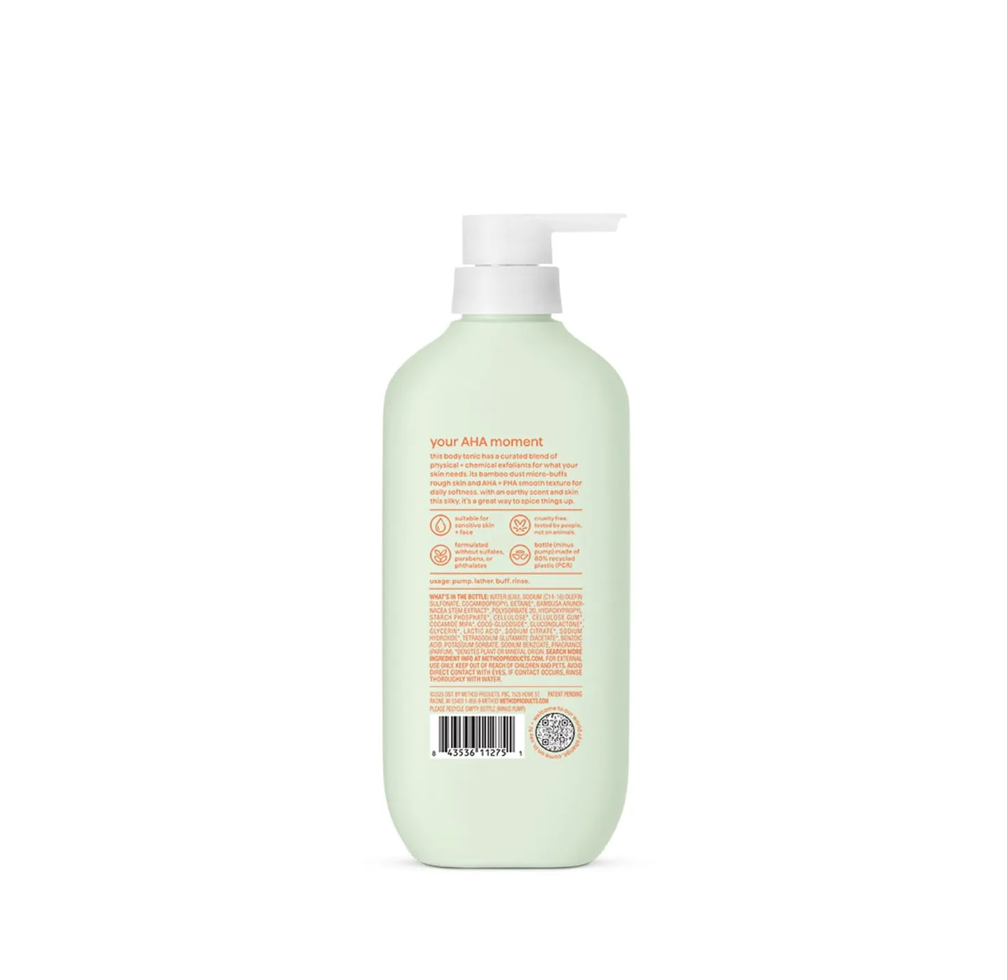 method Exfoliating Body Wash, Micro Buffing, 17 fl oz