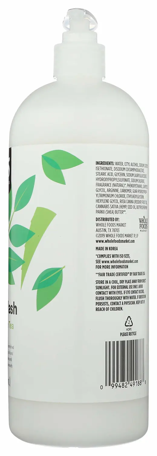 365 by Whole Foods Market, Body Wash Moisturizing Aloe & White Tea, 32 Fl Oz