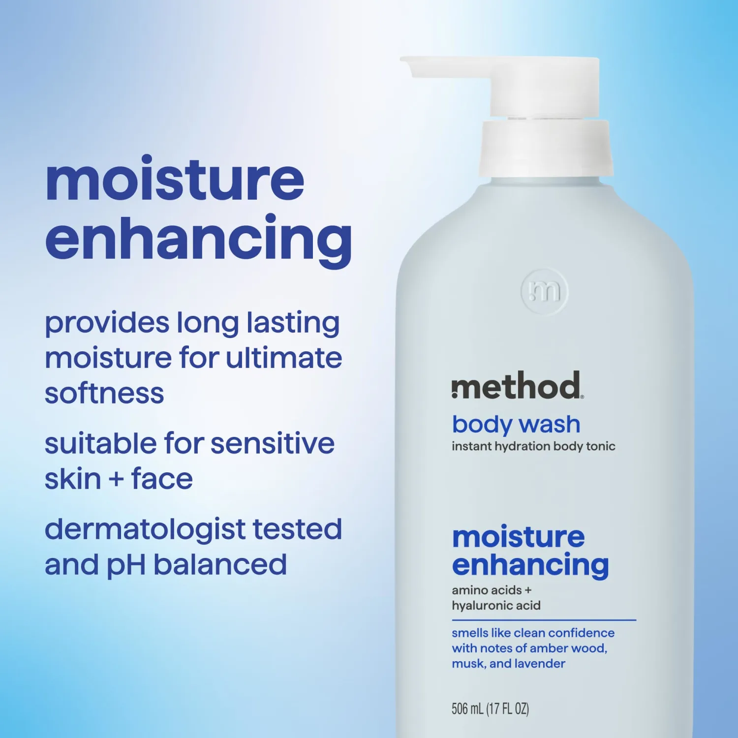 method Hydrating Body Wash, Moisture Enhancing, 17 fl oz