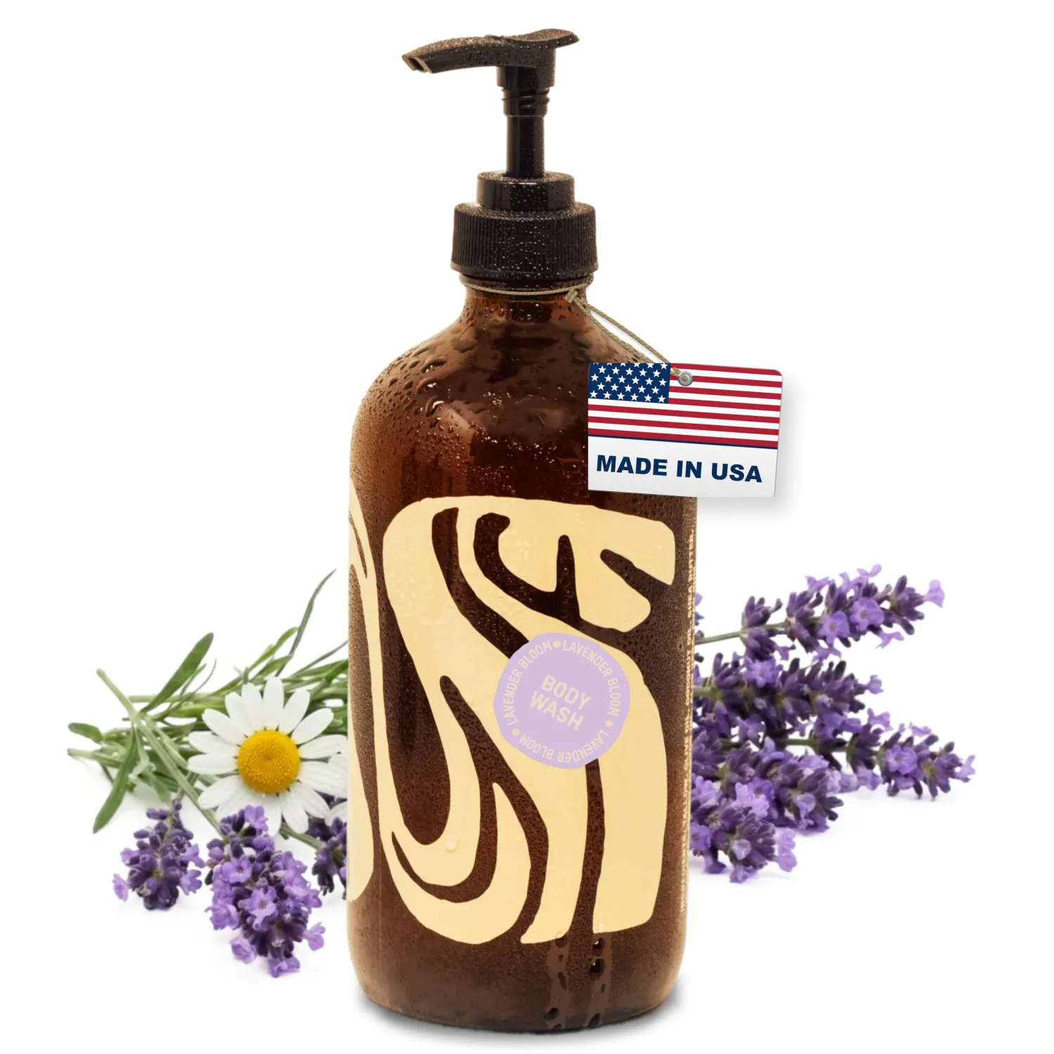 Non Toxic Organic Body Wash Tallow & Honey, Moisturizing 16oz