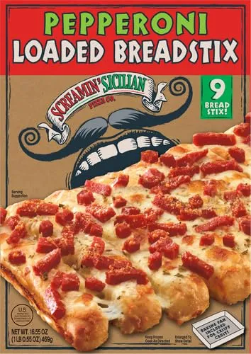 Screamin' Sicilian Loaded Breadstix, Pepperoni 16.55oz