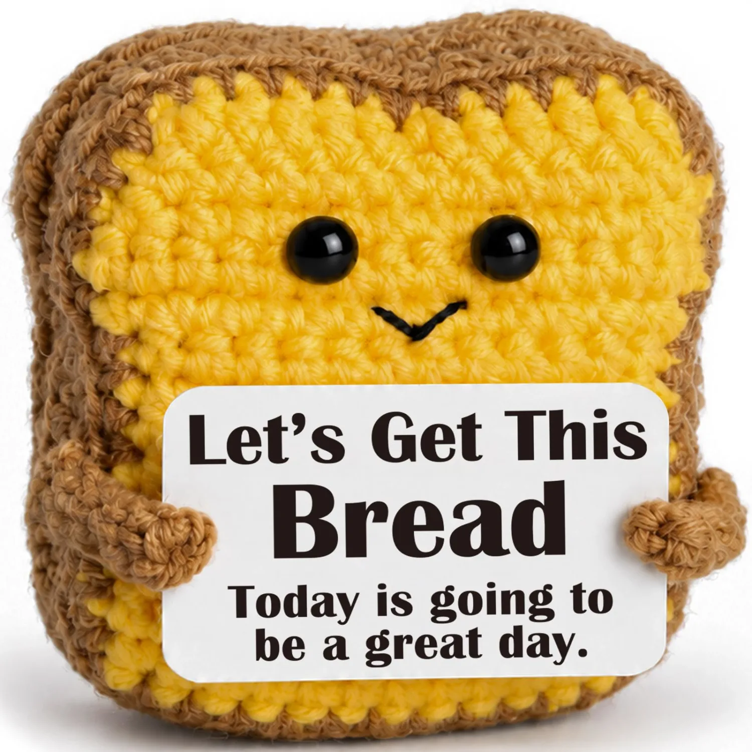 Crochet Toast Office Desk Decor