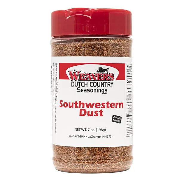 Weaver's Dutch Country Seasonings Southwestern Dust, 7 oz Spice Blend