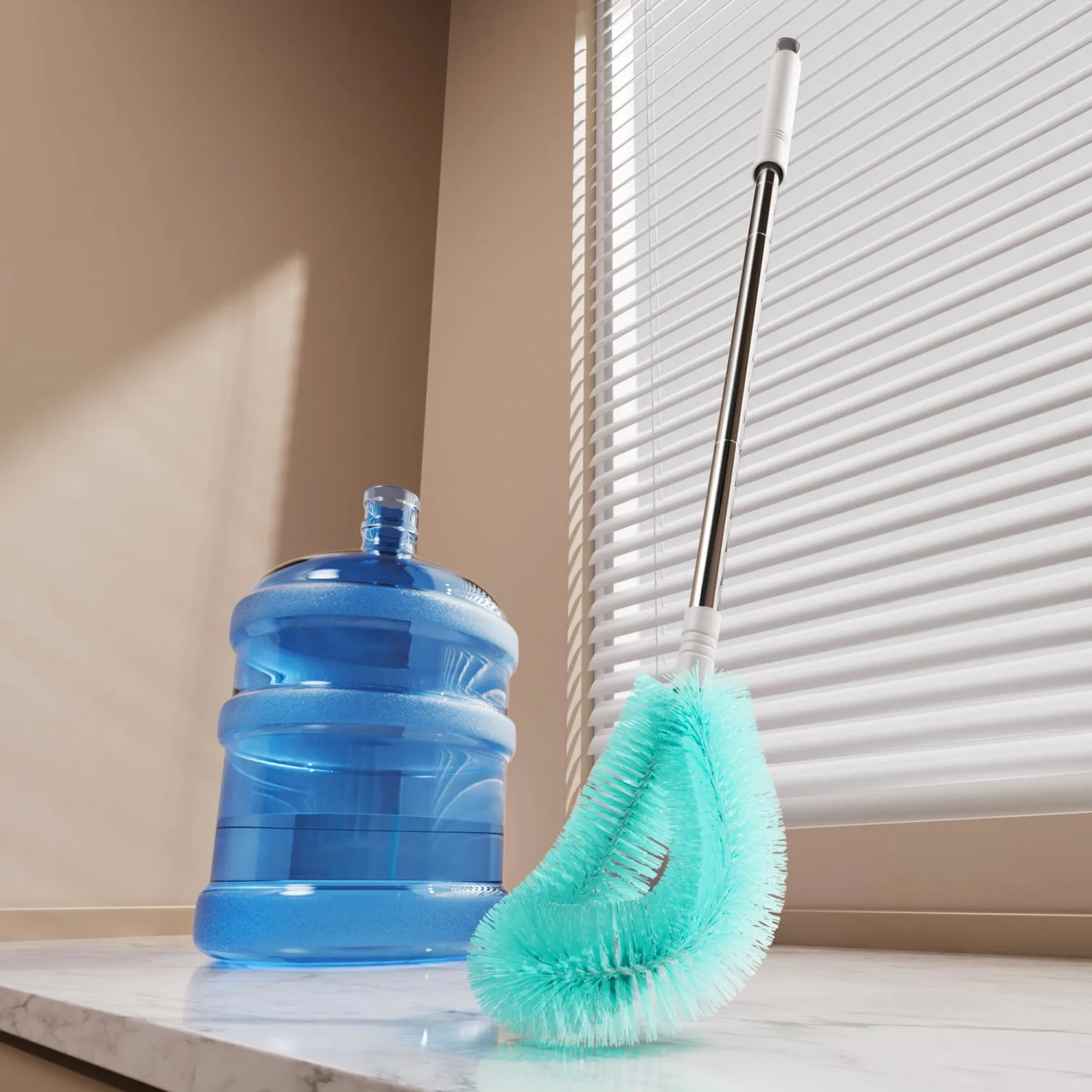 JOYMOOP 30.7 in Long Handle Water Jug Cleaning Brush for 3 5 6 Gallon