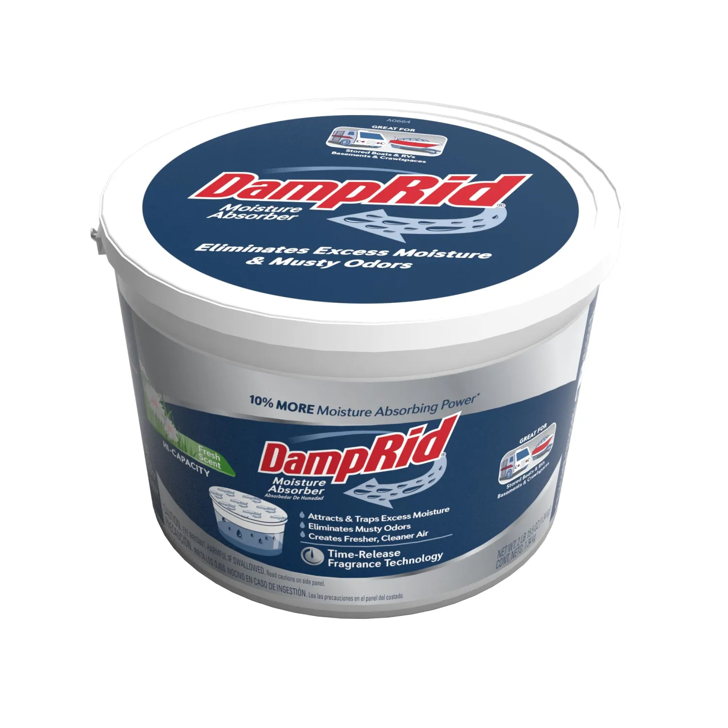 DampRid Moisture Absorber Fresh Scent 2 lb 1 pk