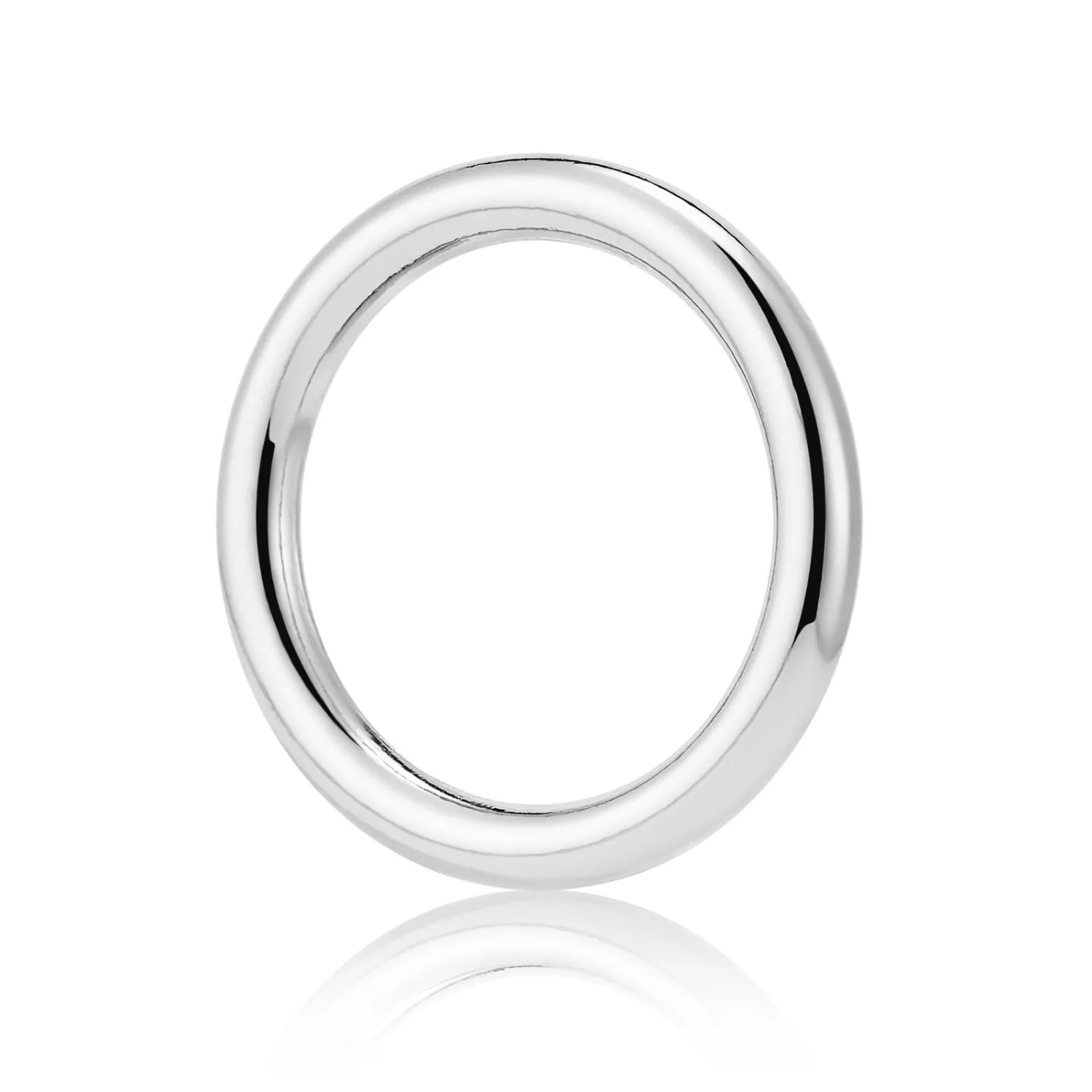 DEVPSISR 15pcs Metal Seamless Welded O Rings,Multi-Purpose O-Ring Hardware for Crafts Macrame Rings,Silver,1 inch