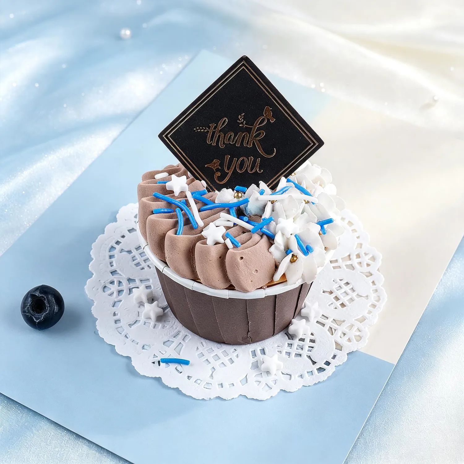 Blue Sprinkles, 11.3oz Edible Pearls Nonpareils Jimmies Sugar Sprinkles