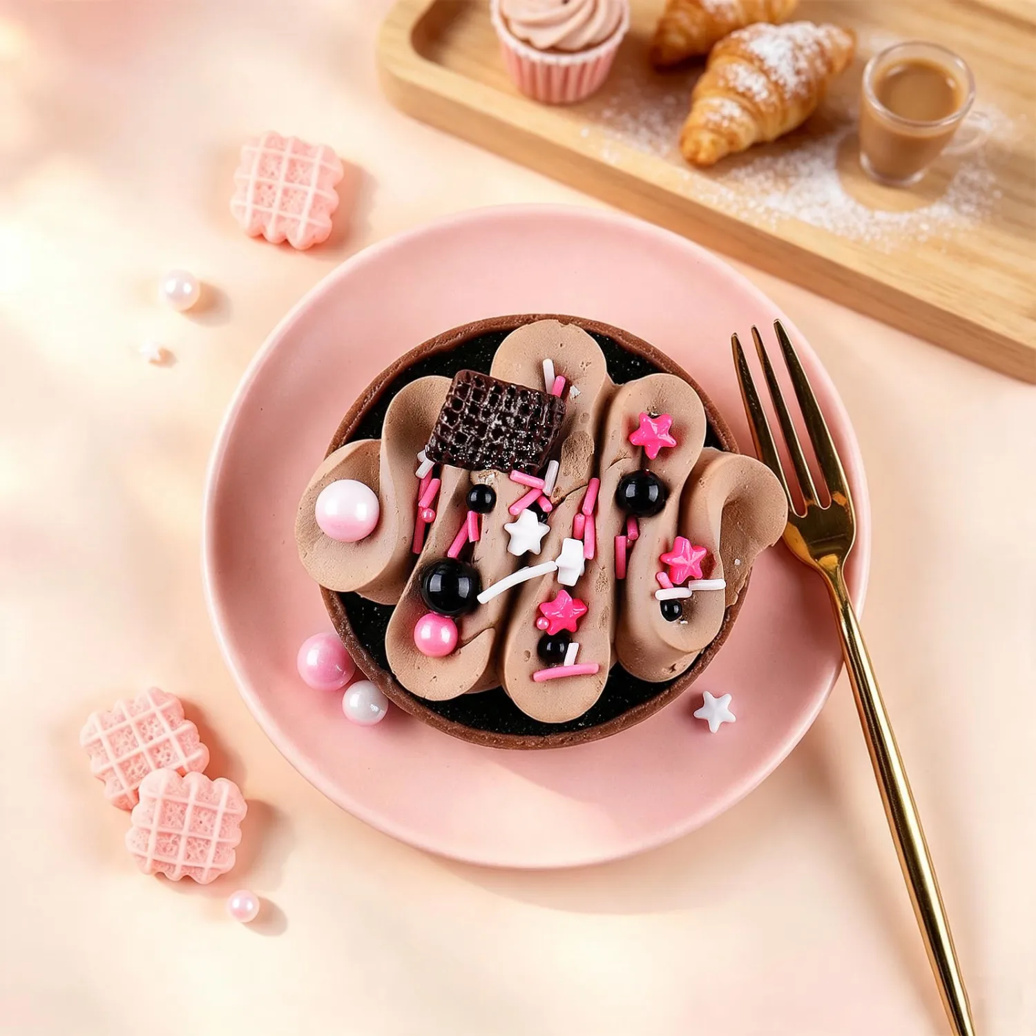 Pink Sprinkles, 11.3oz Edible Pearls Nonpareils Jimmies Sugar Sprinkles