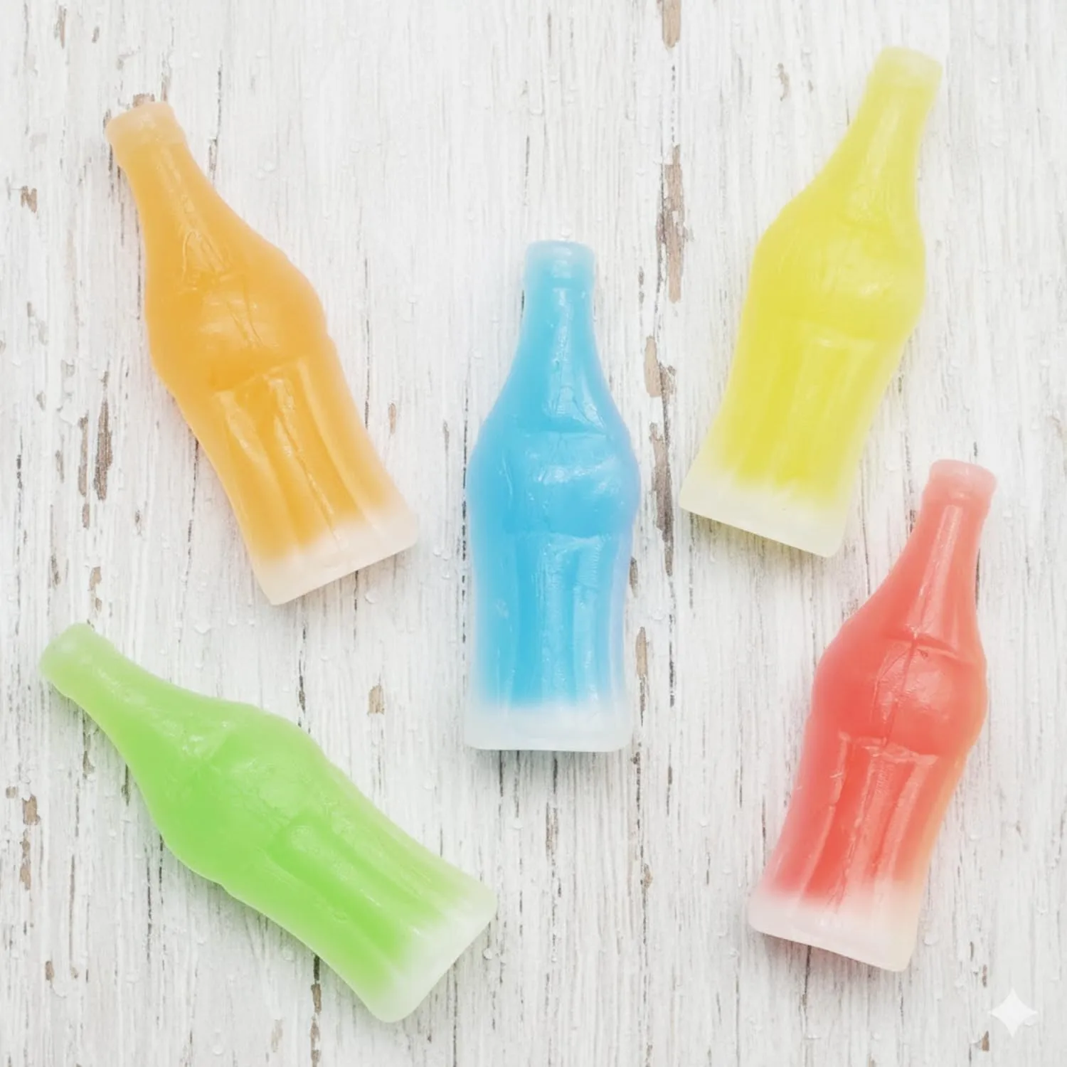 Wax Bottle Candy, 8 OZ Bag (½ LB), Retro Nostalgic Candies with Fruity