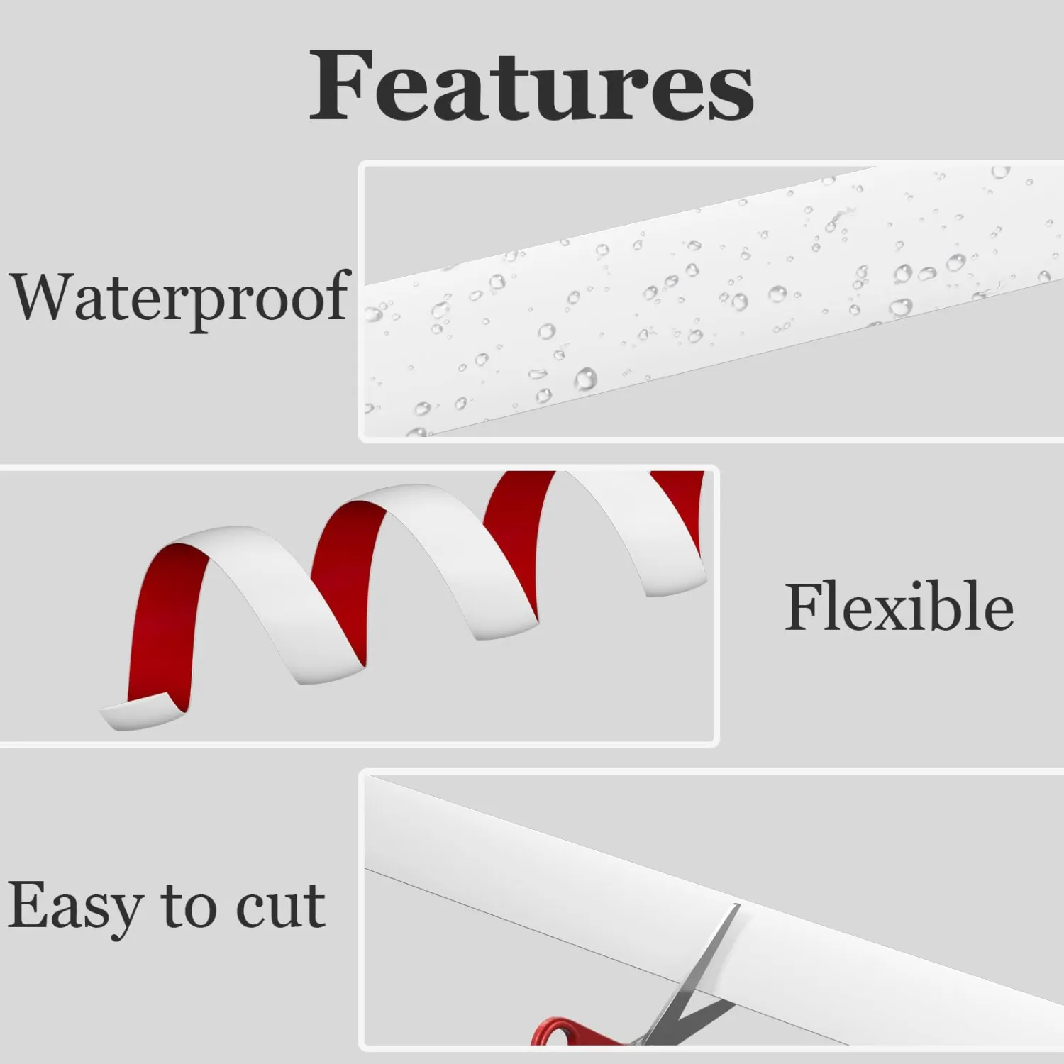 Floor Transition Strip for Carpet to Tile, White, 4' x 1.57"