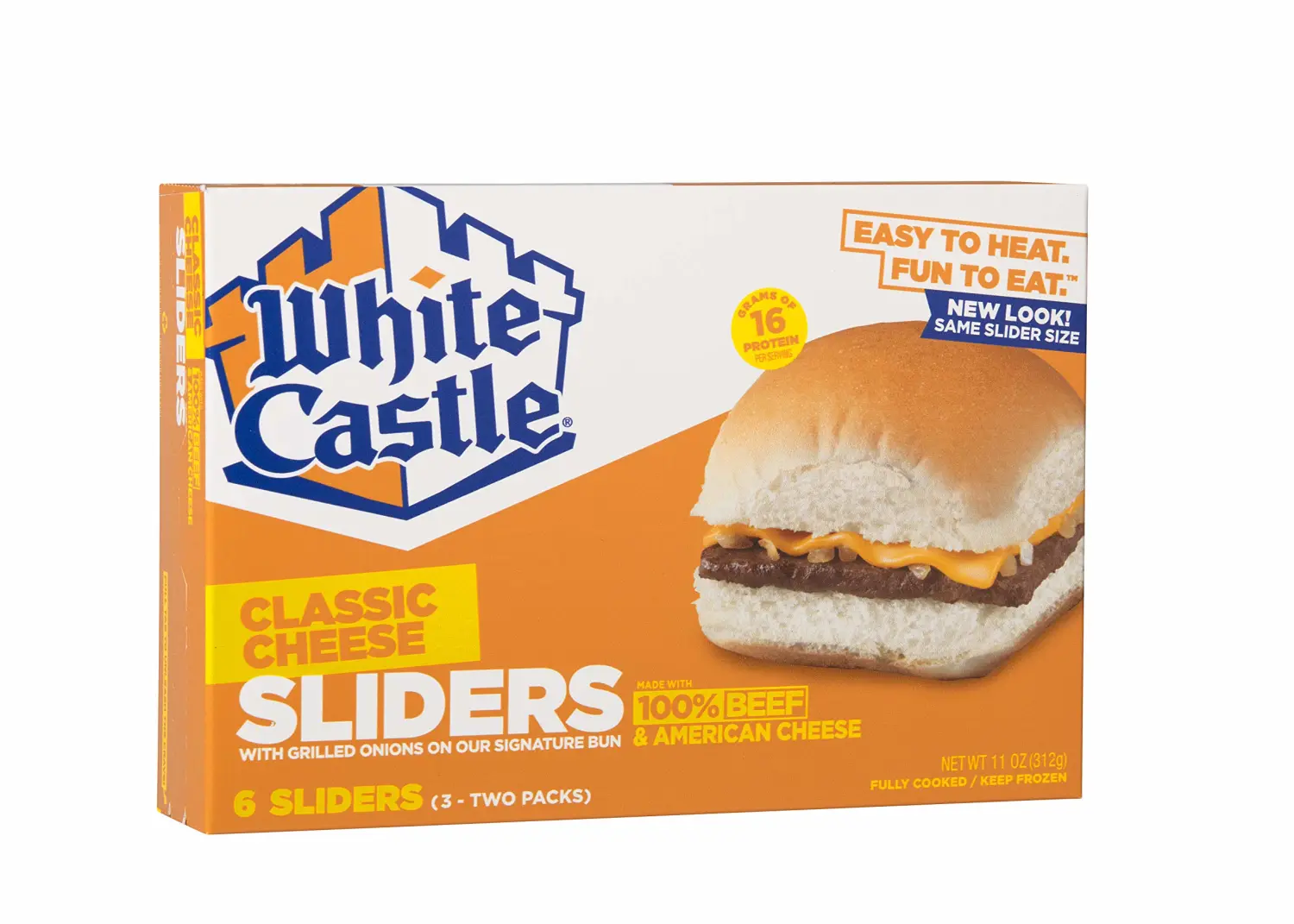 White Castle, Classic Cheese Sliders, 11 Ounce