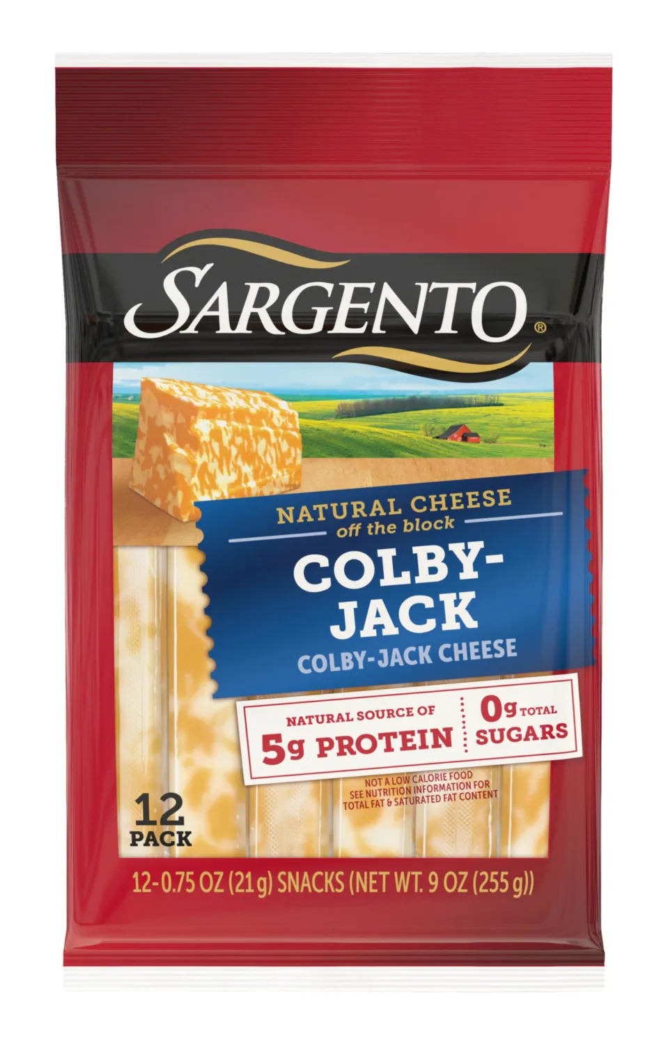 Sargento Colby-Jack Cheese Sticks, 12-Count