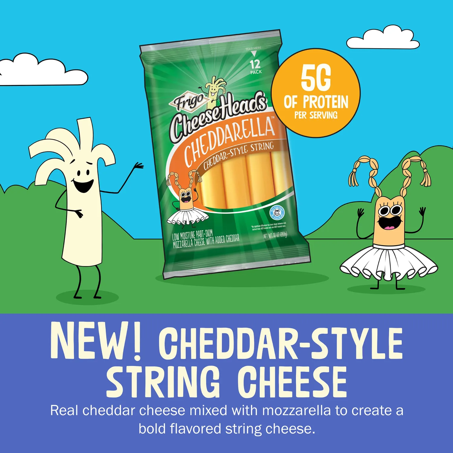 Frigo Cheddar String Cheese, 10 OZ
