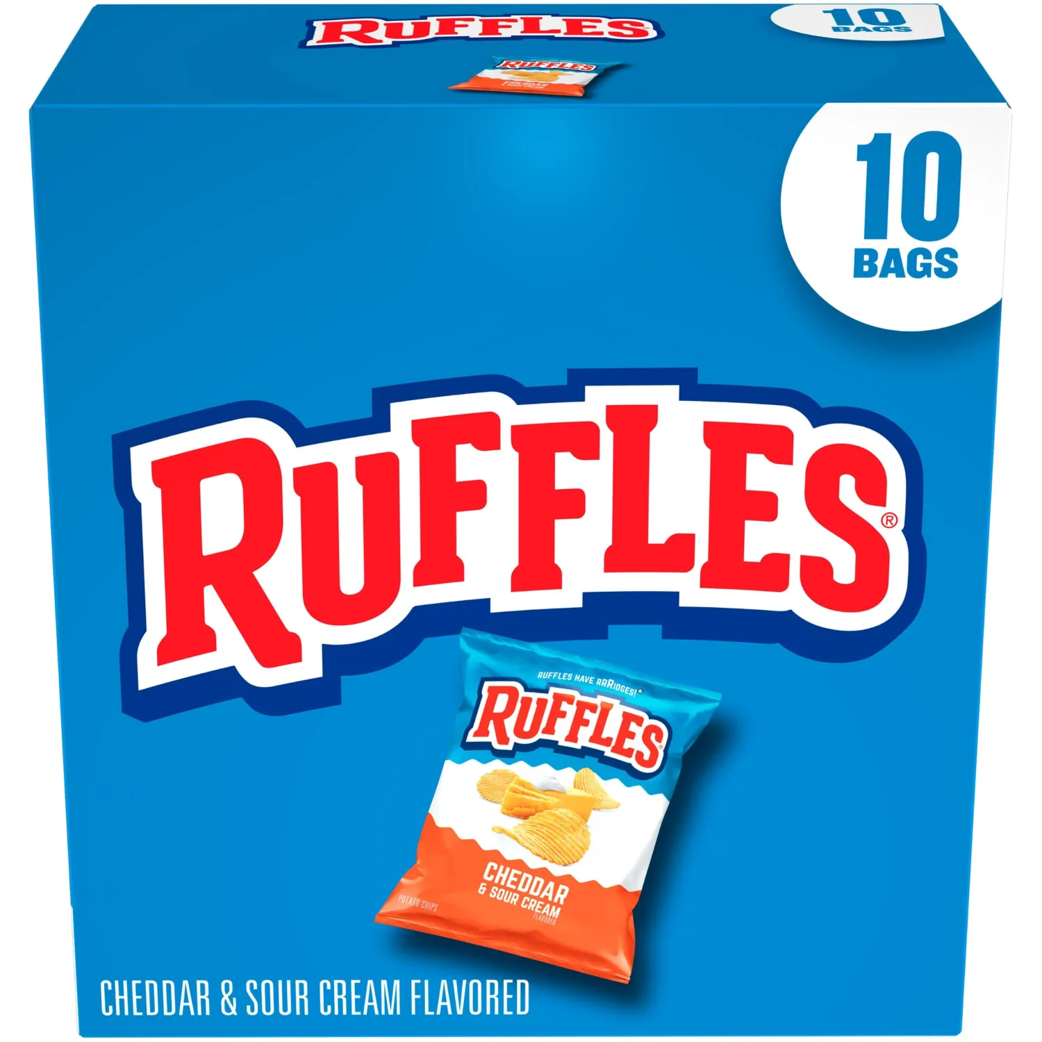 10ct Ruffles Cheddar & Sour Cream