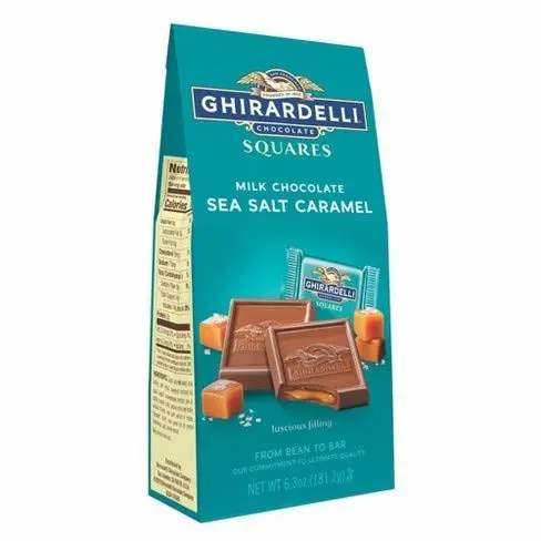 Ghirardelli Milk Chocolate Sea Salt Caramel 6.3oz bag