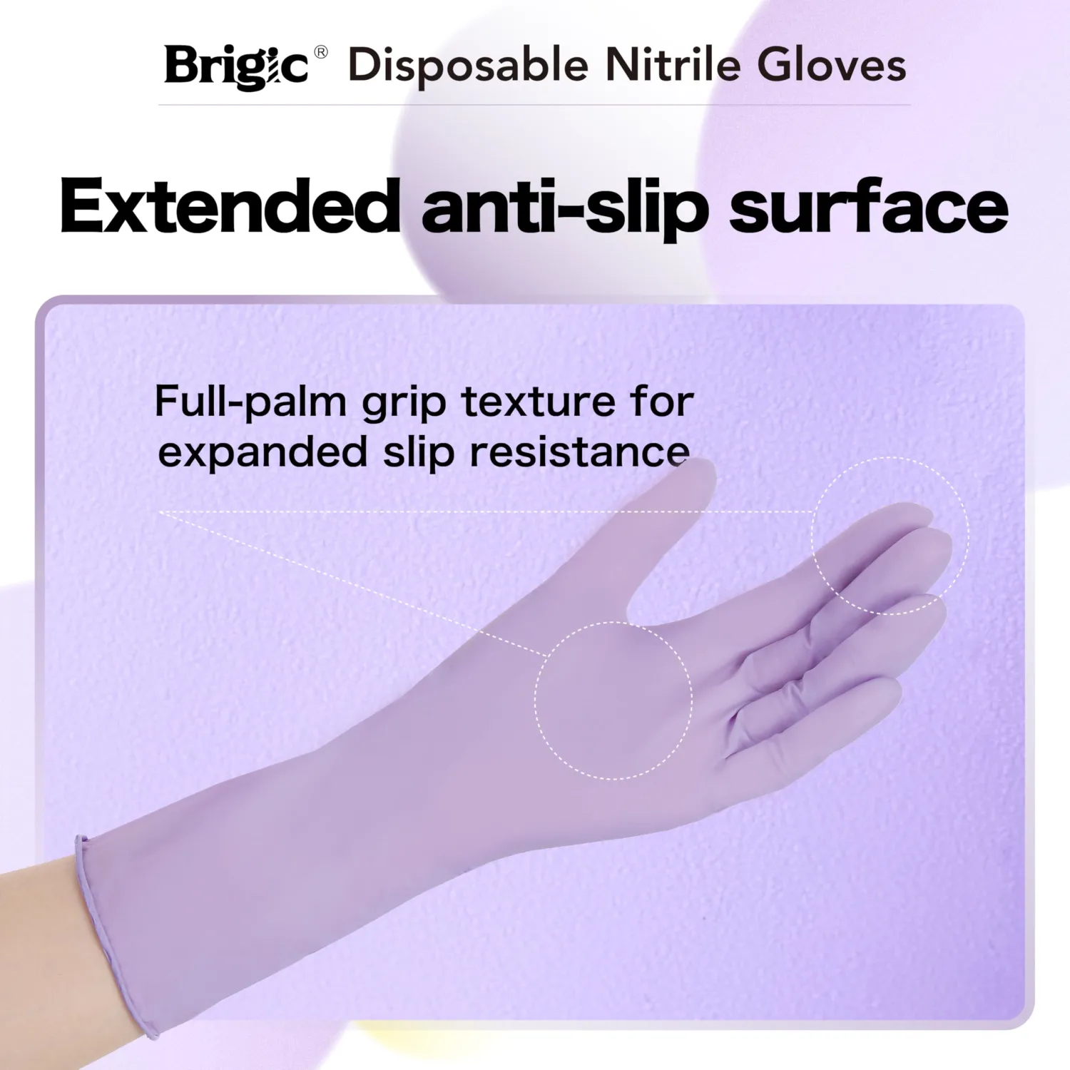 12 Inch Long Cuff Nitrile Gloves, Disposable Gloves