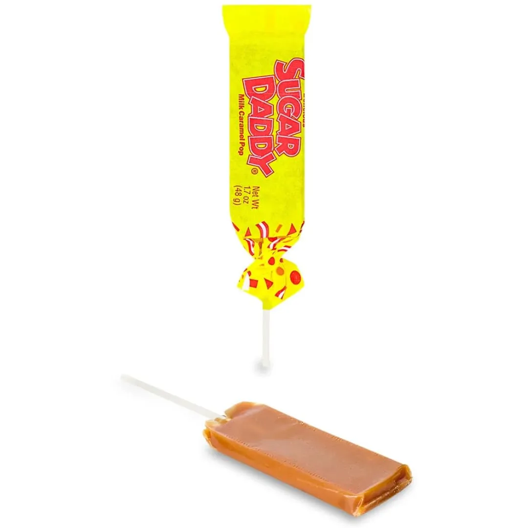 Classic Candy & Candy Bars - Pack of 3 - Full Size (Sugar Daddy Pops)