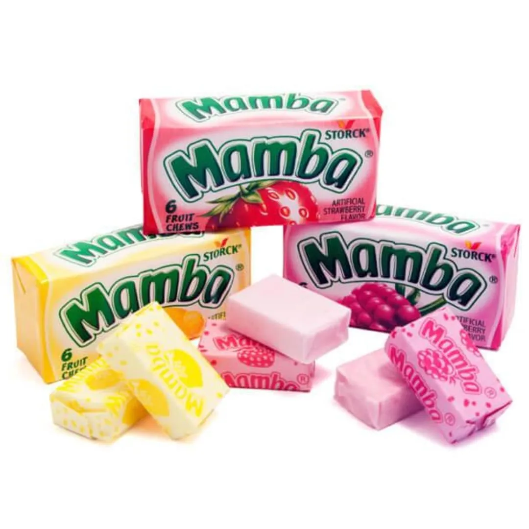 Classic Candy & Candy Bars - Pack of 3 - Full Size (Mamba Original)