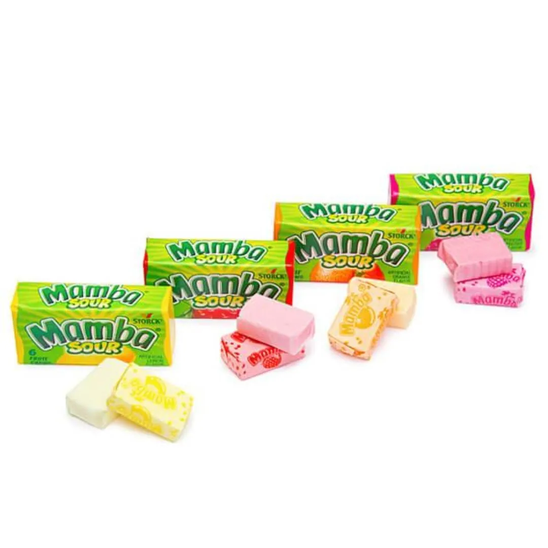 Classic Candy & Candy Bars - Pack of 3 - Full Size (Mamba Sour)