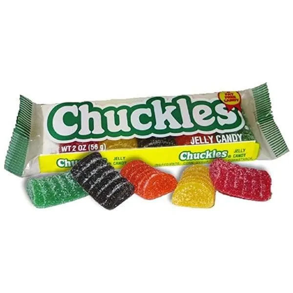 Chuckles Bar - Pack of 3 - Assorted Fruit Flavored Jelly Candies - 2 oz. Full Size - Sugar Candy