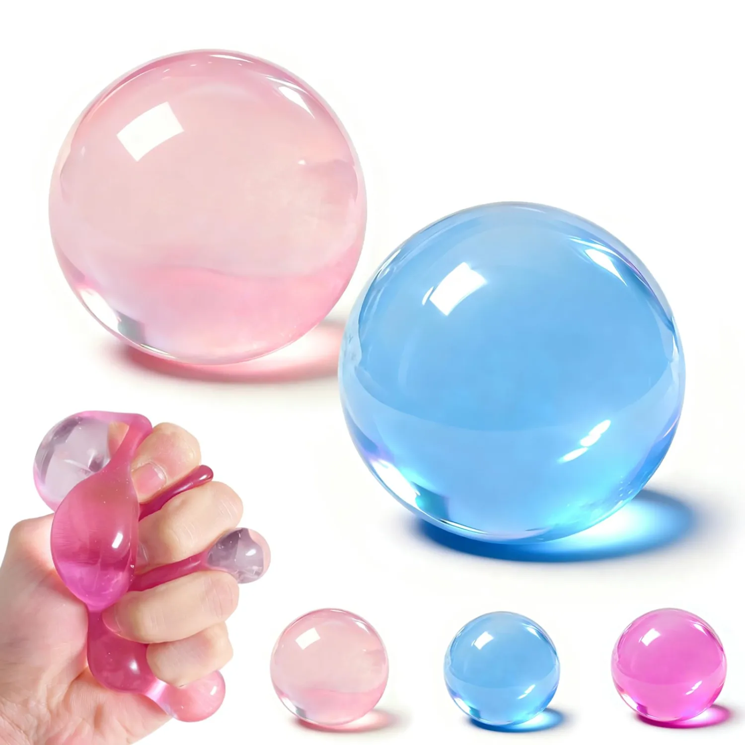 2 Coconut Oil Squishy Toys，Coconut Oil Stress Ball,Slow Rising Squishy Toy