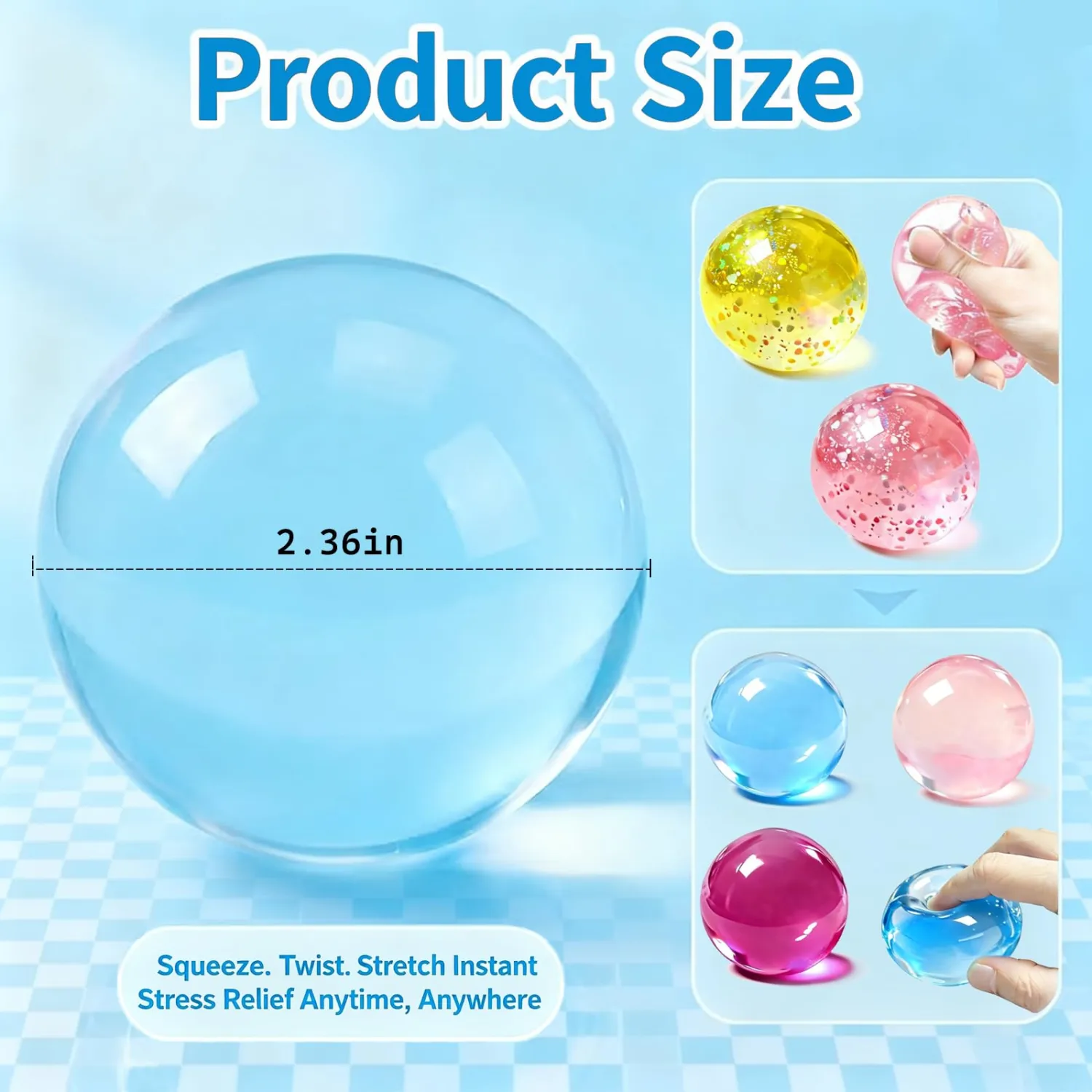2 Coconut Oil Squishy Toys，Coconut Oil Stress Ball,Slow Rising Squishy Toy