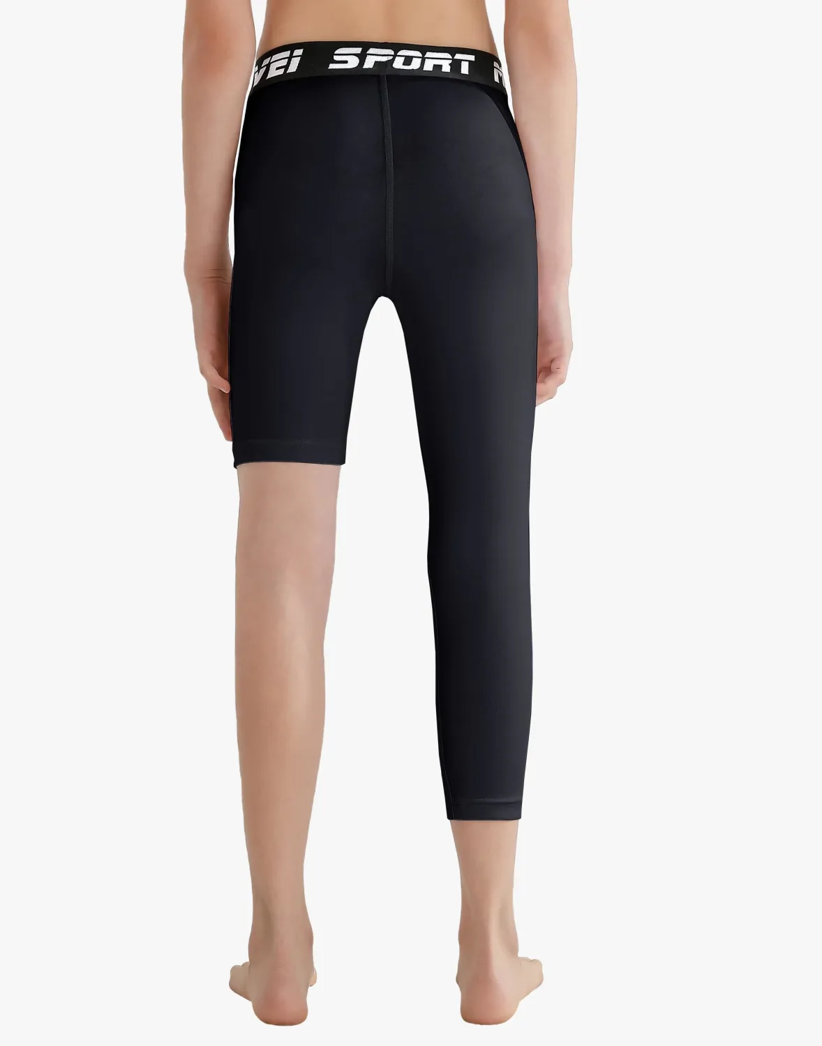 MIVEI One Leg Compression Pants Youth Boys Basketball Tights