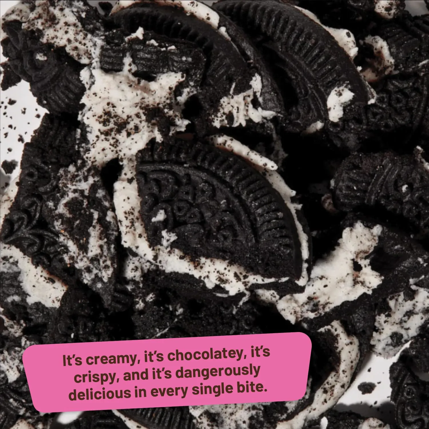 Byte'm Brownie Bites - Cookies and Cream - Fudge-Flavored Chewy Mini Brownies with Cruncy Cookies - Soft-Baked Snacks - Made with Real Natural Ingredients - Delicious Small Batch Sweet Treats - 5oz (3 Pack)