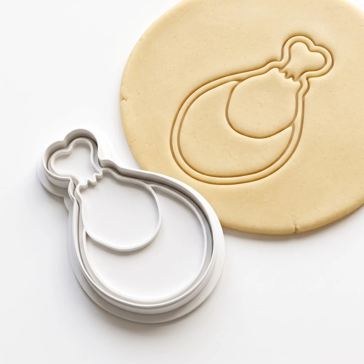 Thanksgiving Cookie Cutters Turkey Fall Leg Shapes 3D Printed PLA Fondant Cutter with Embosser Stamp 3 Inch Autumn Harvest Holiday Baking Mold for Decorating Party Favors