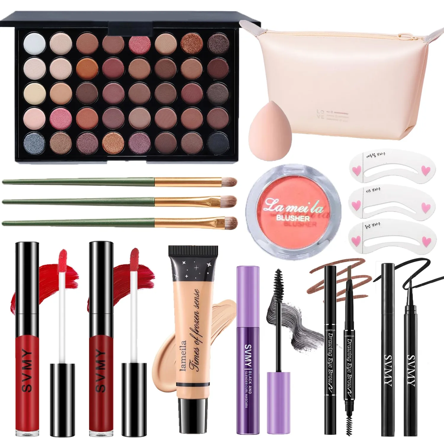 Makeup Set for Women, Makeup Full Kit for Beginners & Professionals, Travel Makeup Set for Teens & Adults, Makeup Gift Set for Girls, Eyeshadow Palette, Lip Gloss, Face & Eye Make up