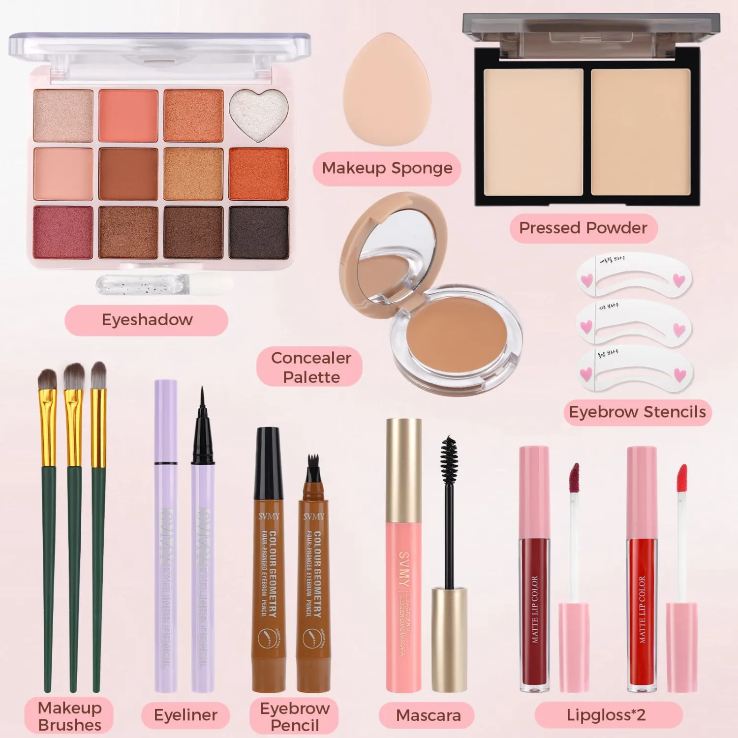 Full Makeup Kit for Teens Teen Girls Women Beginners Makeup Set