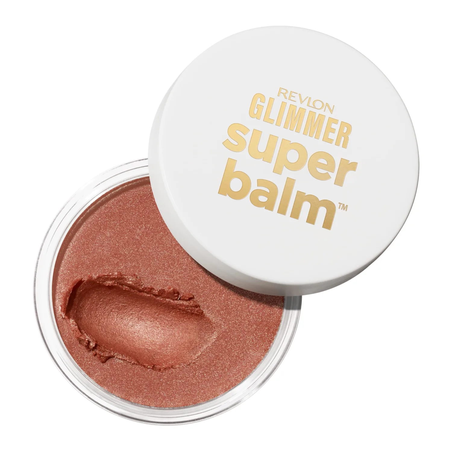Revlon Glimmer Super Balm, Multi-Use Makeup, 003 Just a Girl, 0.06 oz