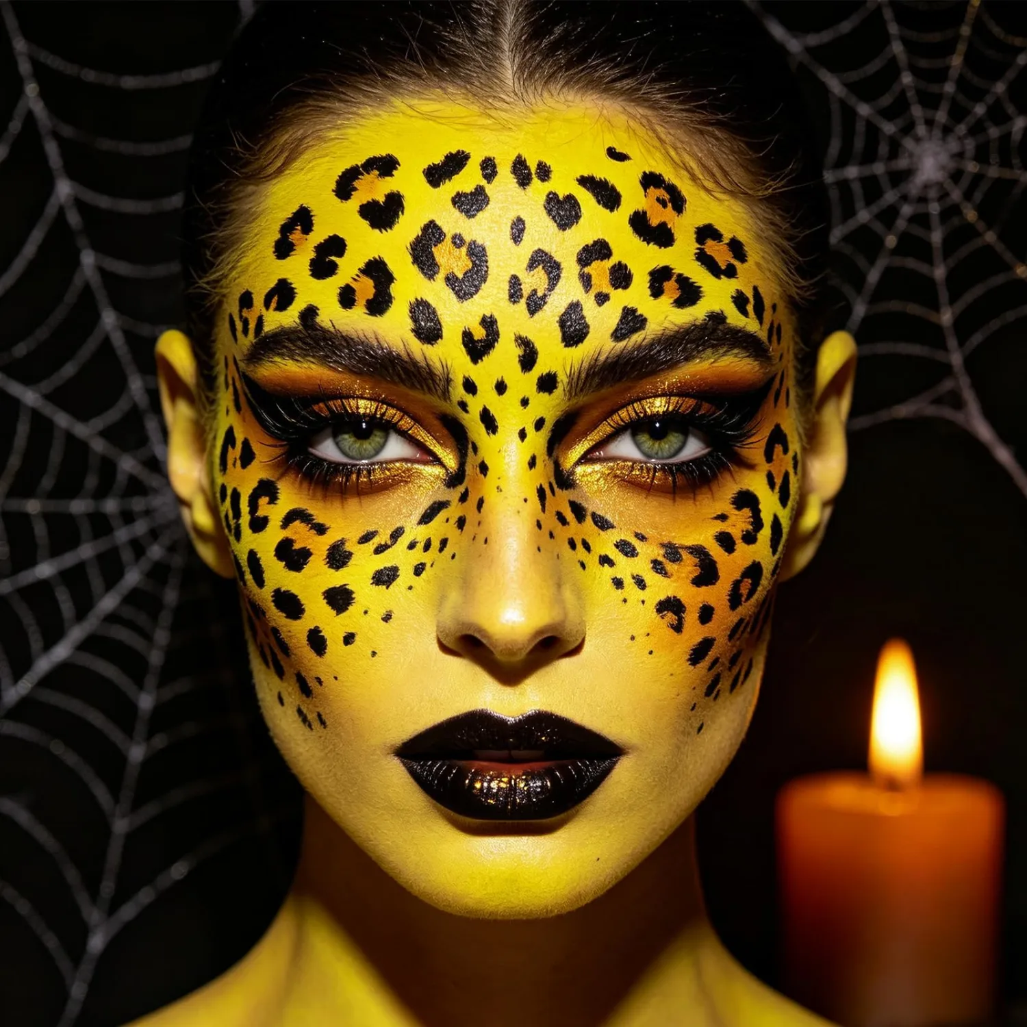 Yellow Face Body Paint, Water Based Face Painting Cream Makeup