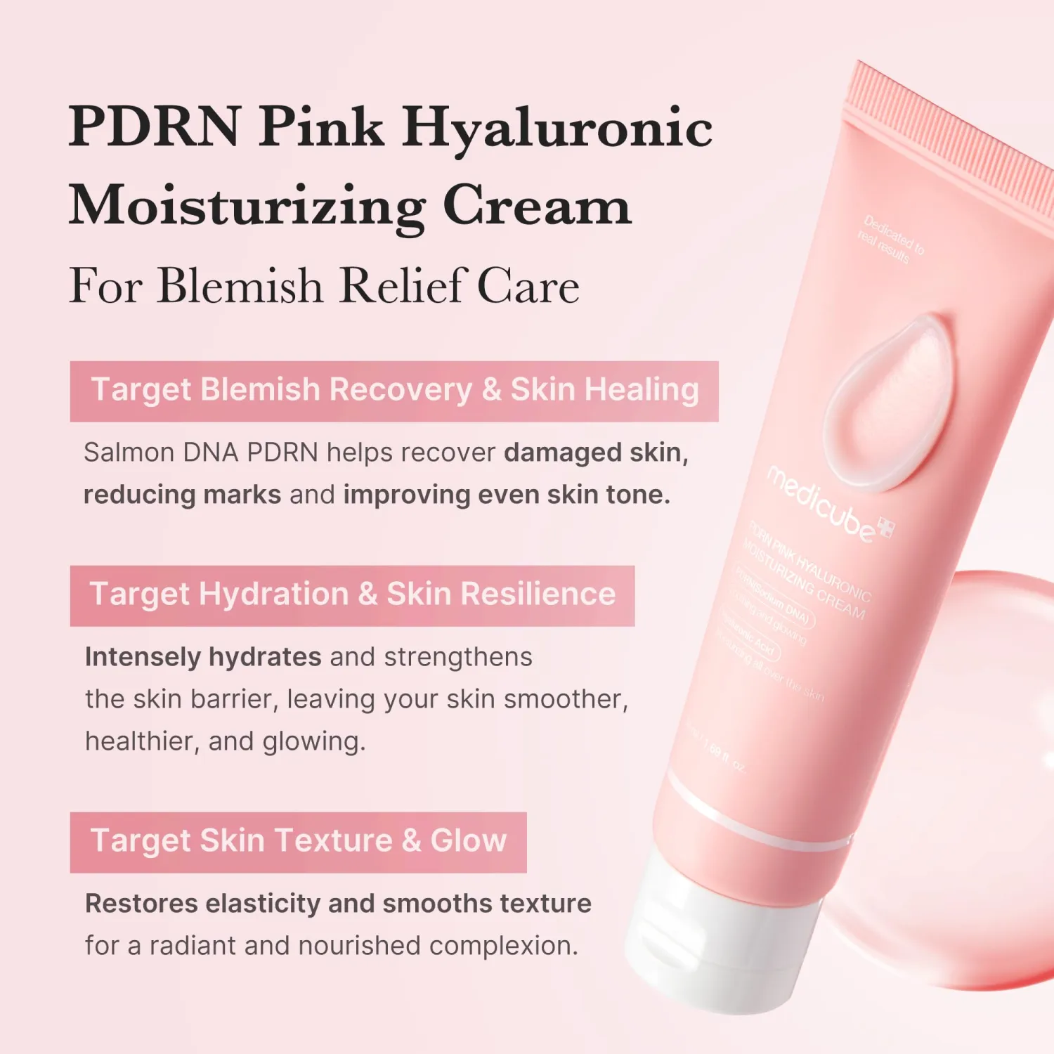 medicube Salmon DNA PDRN Pink Hyaluronic Moisturizing Cream