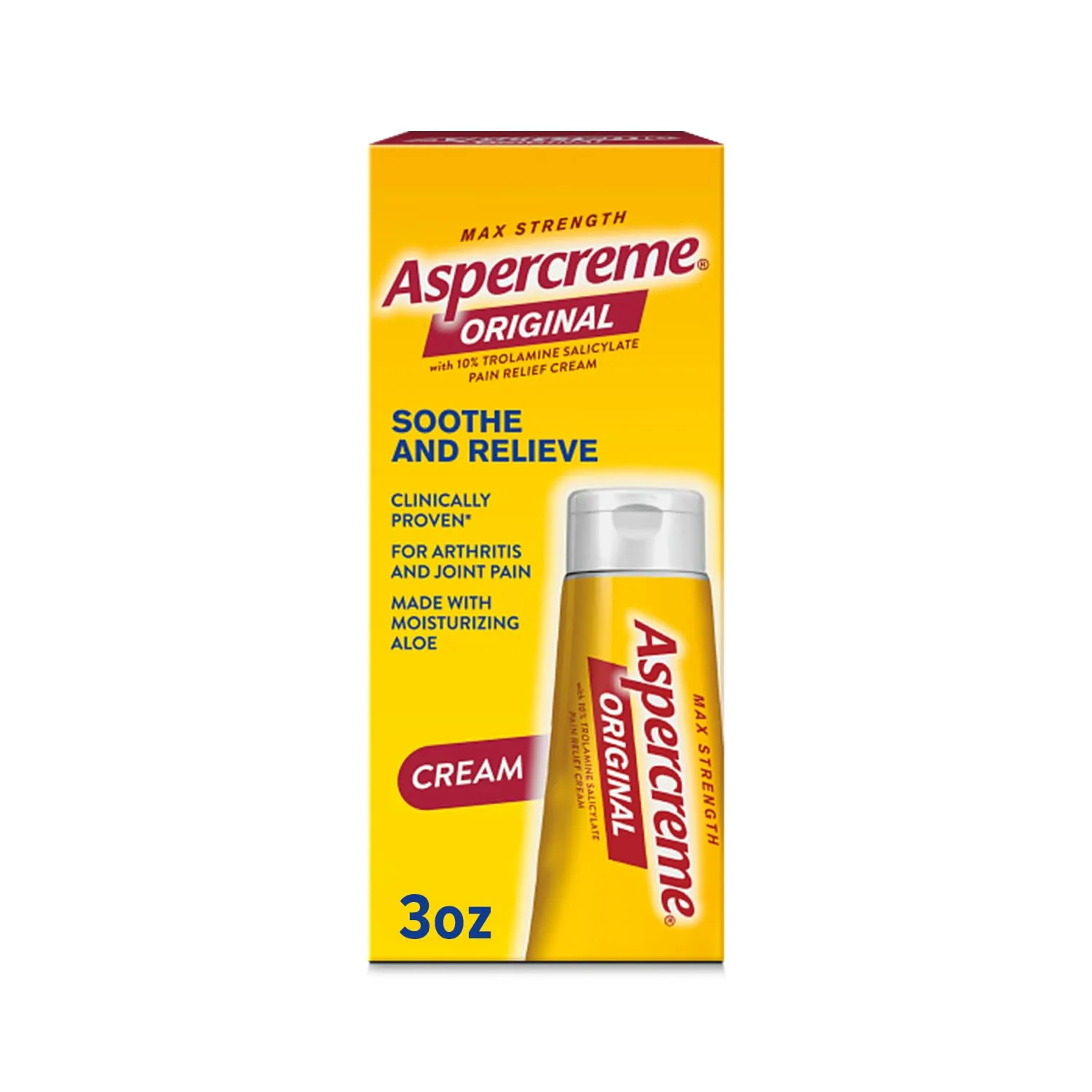 Aspercreme Original Pain Relief Cream for Arthritis & Muscle Pain, 3 oz.