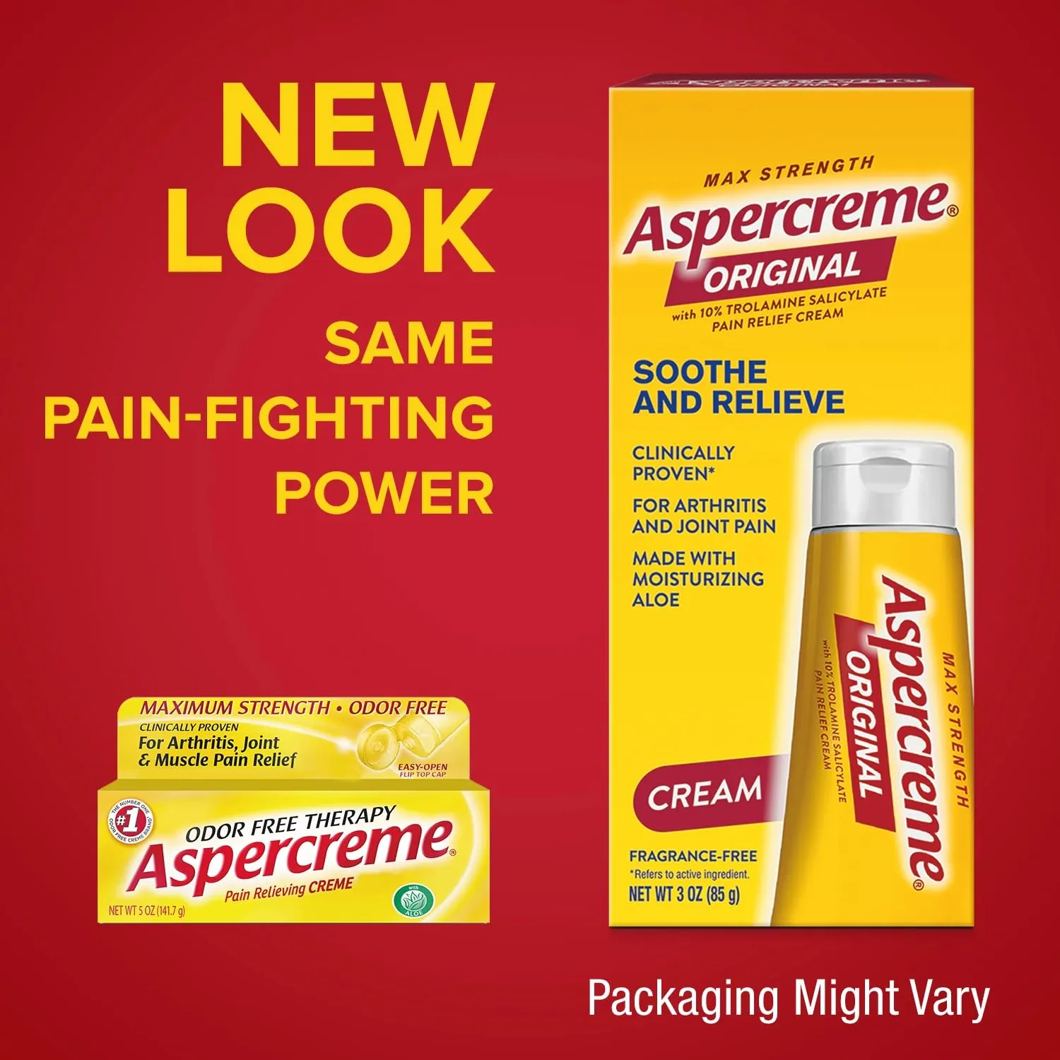 Aspercreme Original Pain Relief Cream for Arthritis & Muscle Pain, 3 oz.