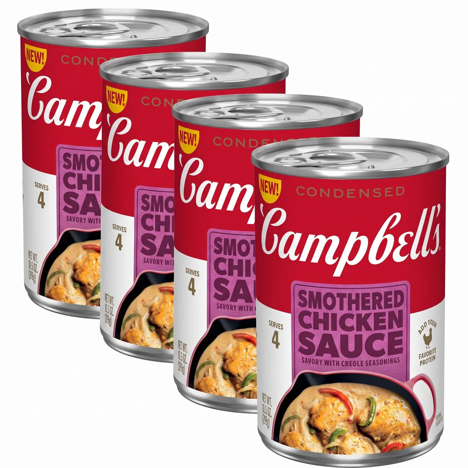 Campbell's Condensed Smothered Chicken Sauce, 10.5 Oz Can (Pack of 4)