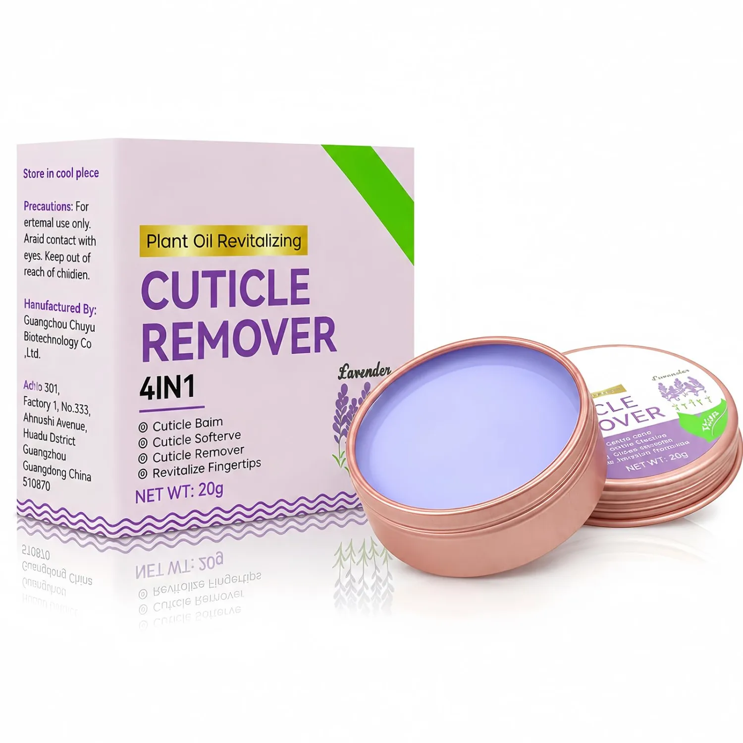 NovaCharm Lavender Cuticle Cream for Dry Damaged Cuticles