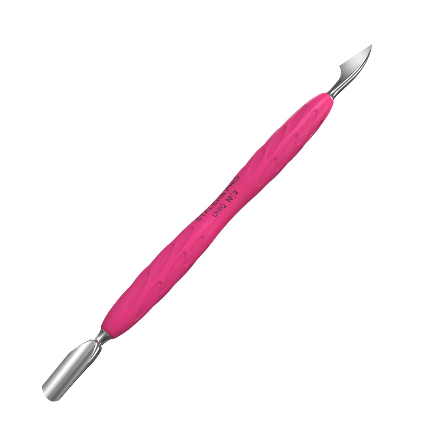 STALEKS PRO UNIQ Cuticle Pusher, Rounded Pusher & Cleaner
