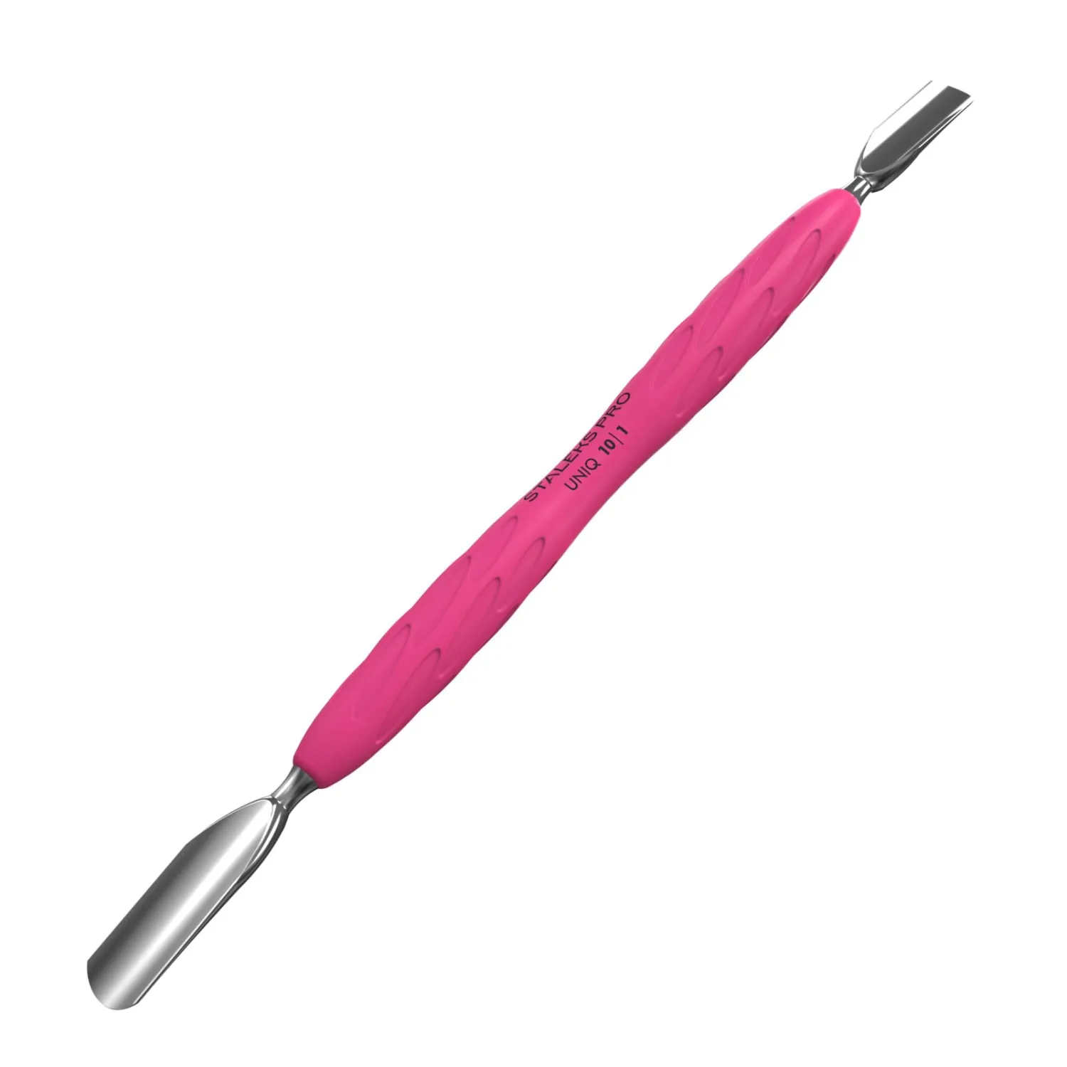 STALEKS PRO UNIQ Cuticle Pusher, Wide & Narrow Rounded Ends