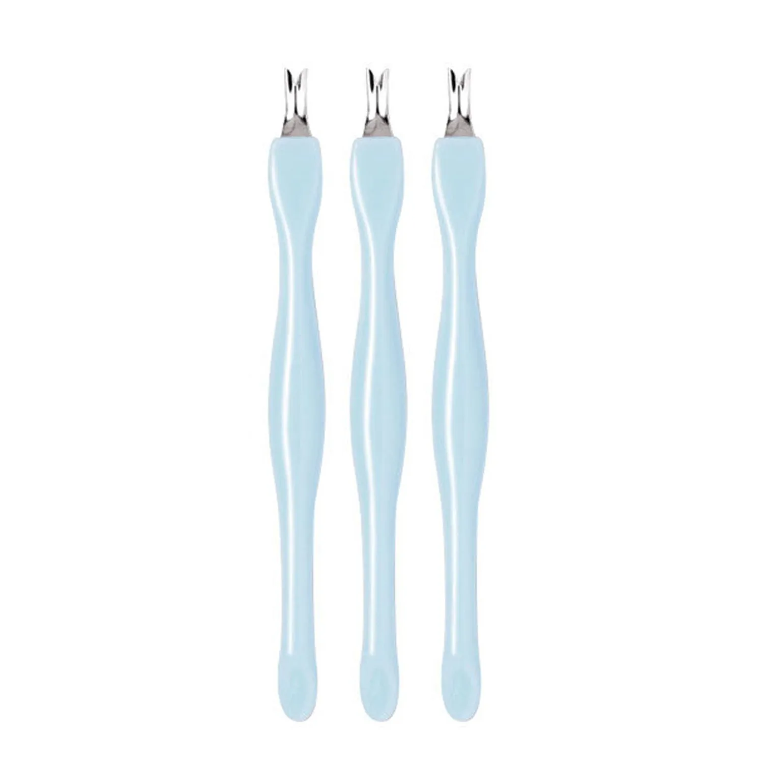 3 Pack Cuticle Trimmer Pusher Remover, Cuticle Pushers for Manicure and Pedicure