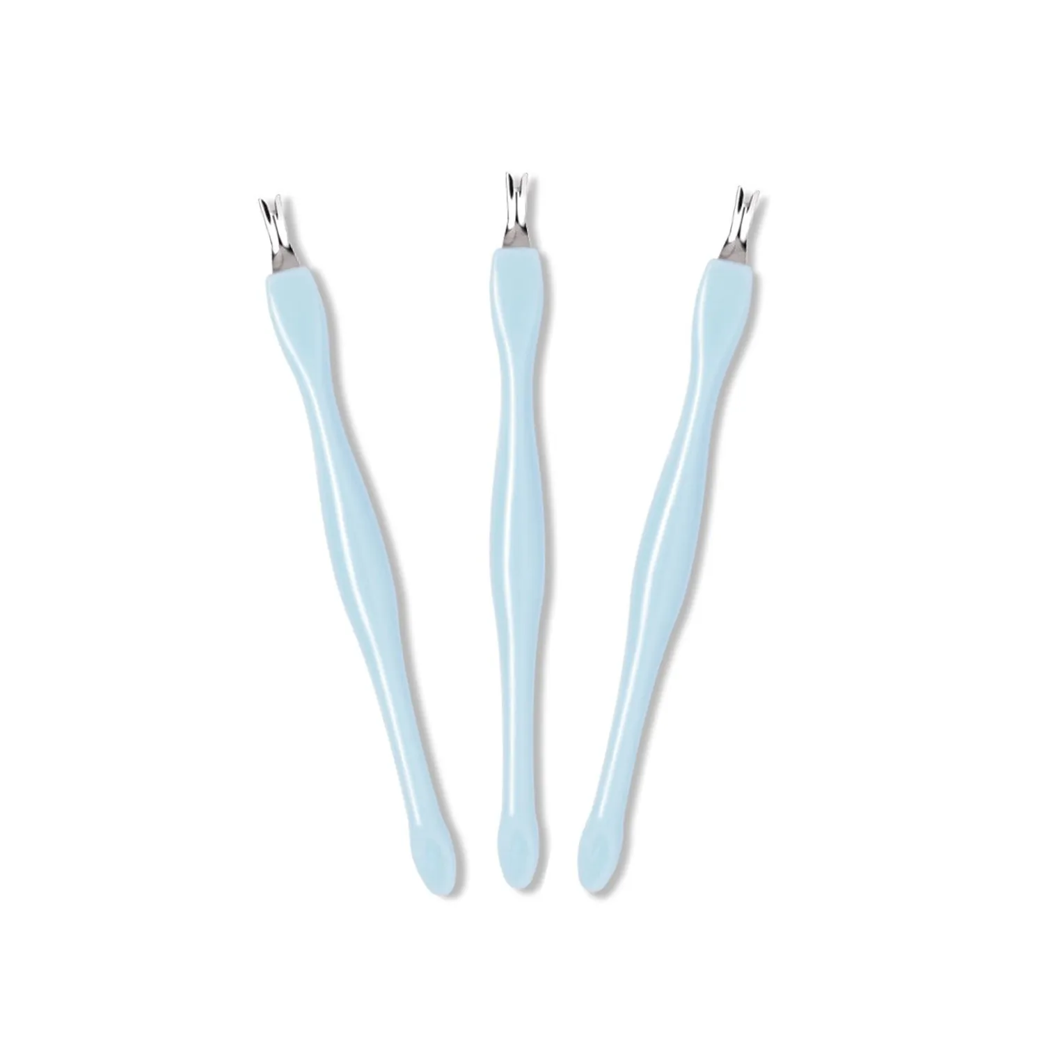 3 Pack Cuticle Trimmer Pusher Remover, Cuticle Pushers for Manicure and Pedicure