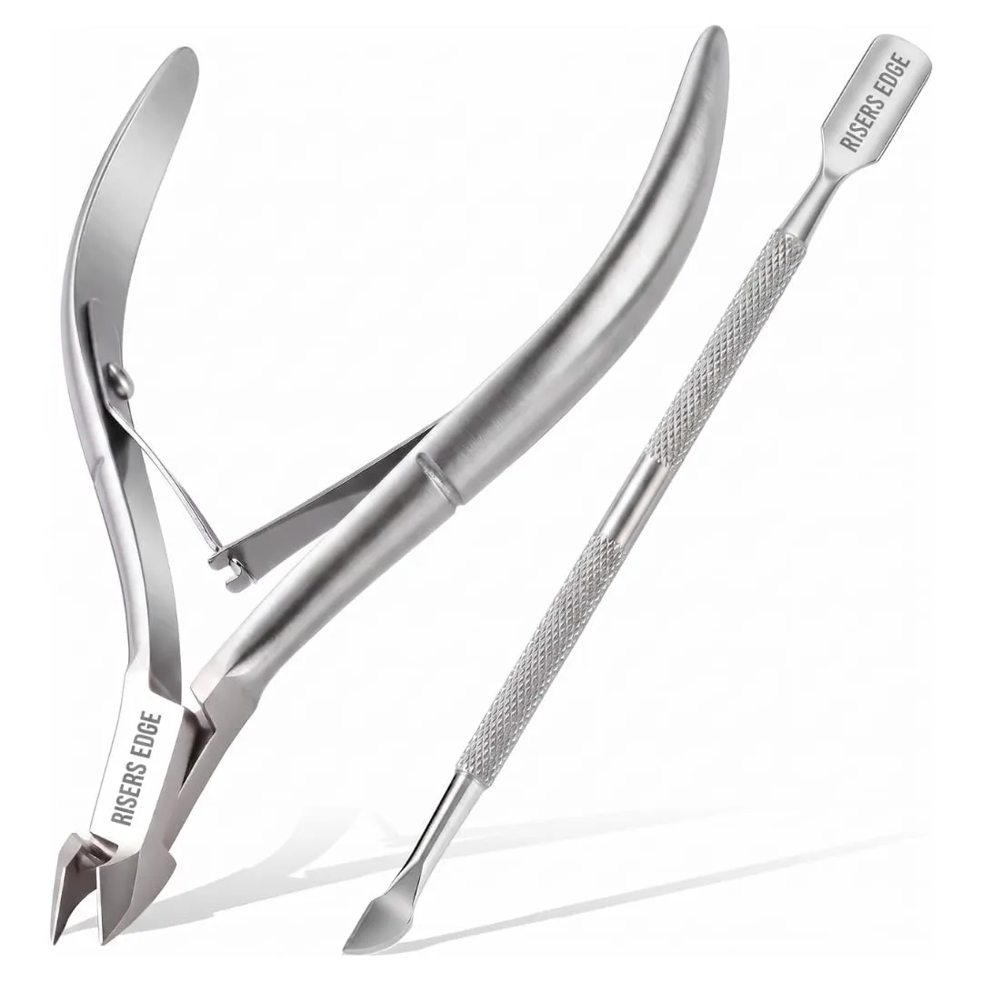 Cuticle Trimmer & Pusher, Manicure & Pedicure Nail Tool