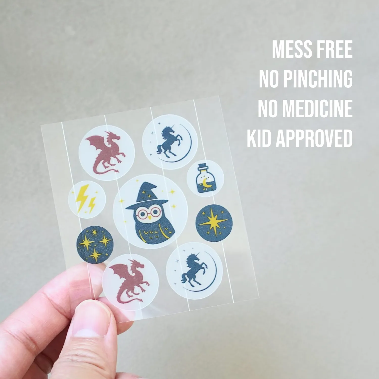 quitch Mosquito Bite Relief Magic Theme Patches, Bug Bite Anti Itch Cream Alternative for Kids and Baby, Insect Bite Relief, After Bite Relief, Travel Essential for Summer Camp, Cruise and Outdoors