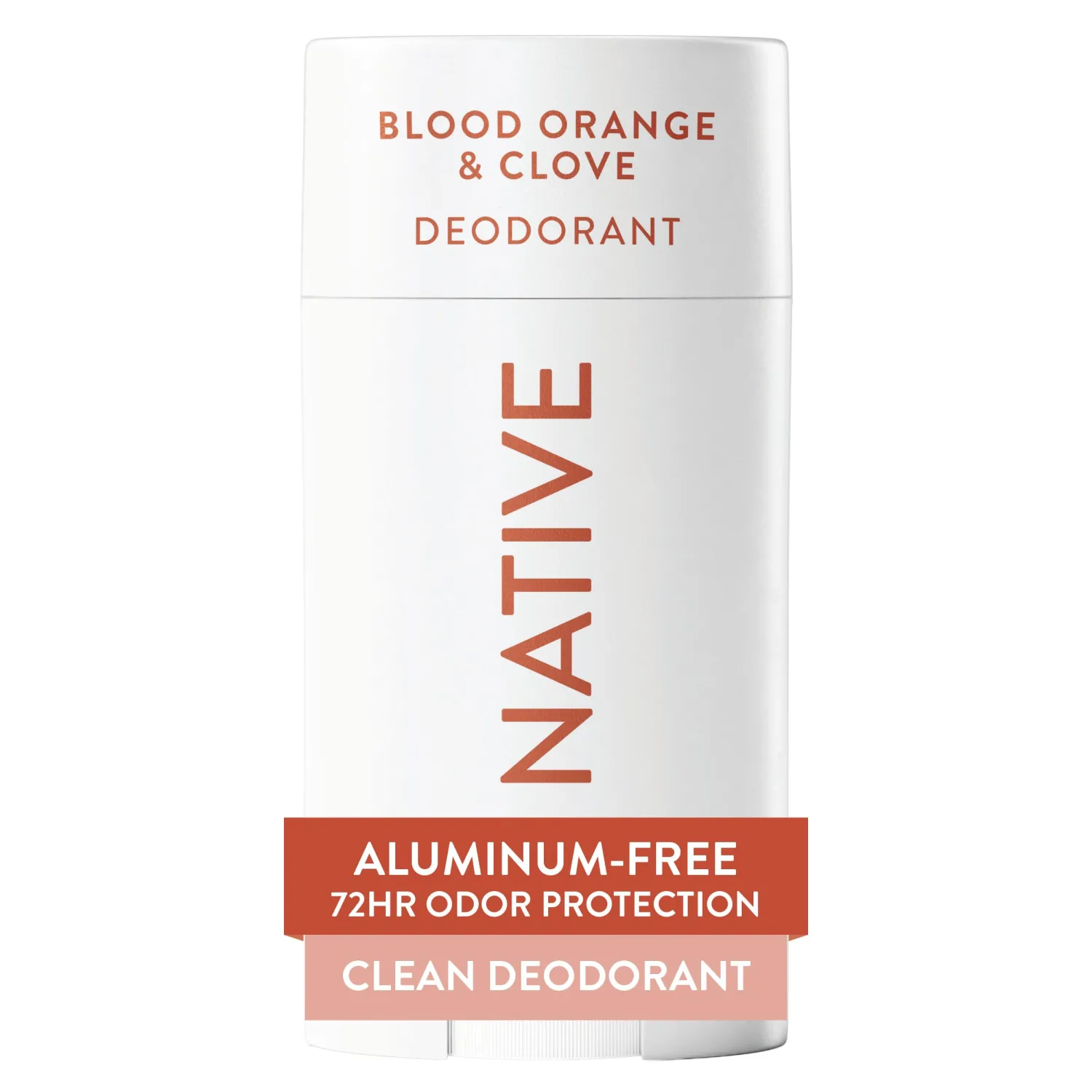 Native Deodorant Contains Naturally Derived Ingredients, 72 Hour Odor Control, Deodorant for Women and Men, Aluminum Free, Blood Orange & Clove 2.65oz