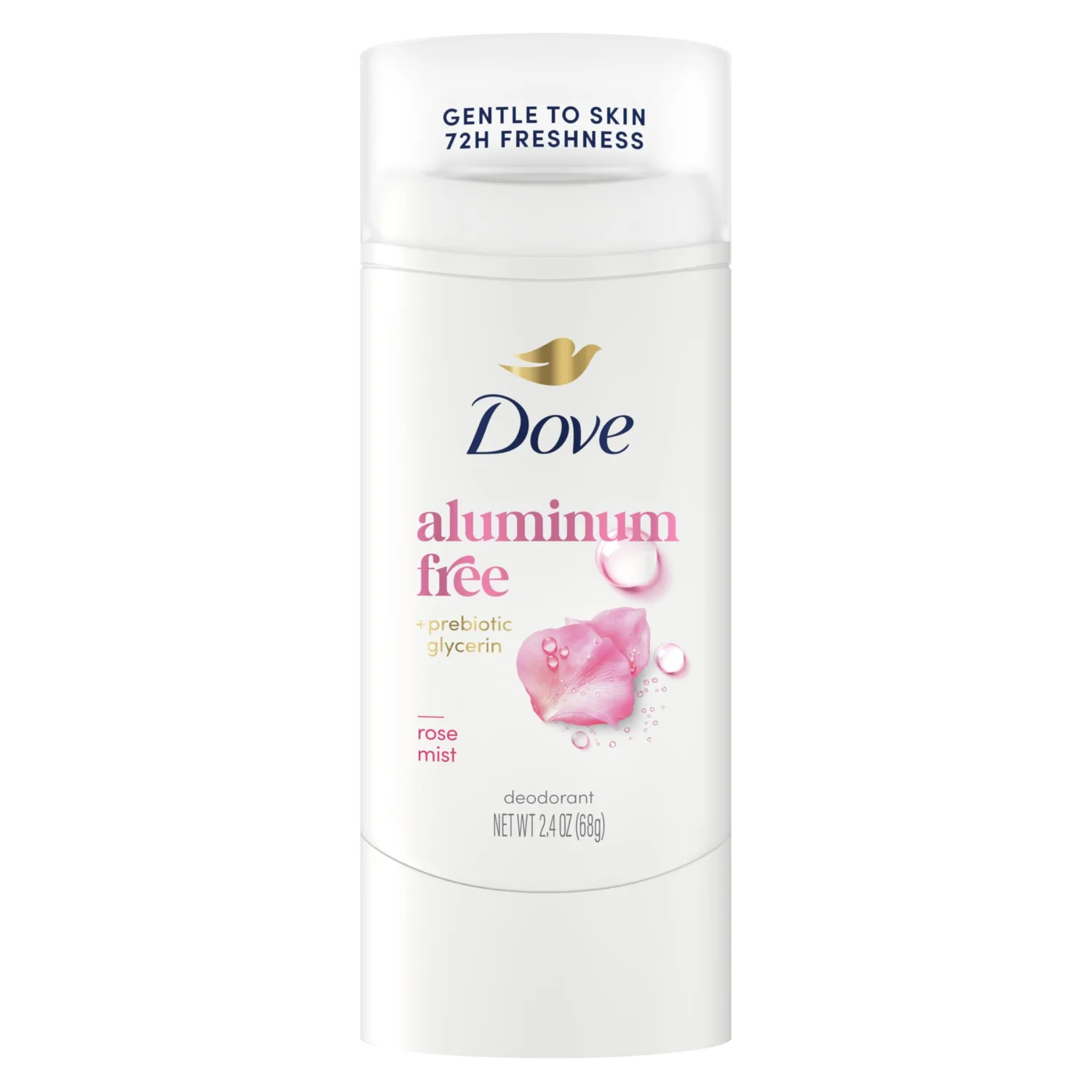 Dove Deodorant Stick Rose Mist Aluminum Free 2.4 oz